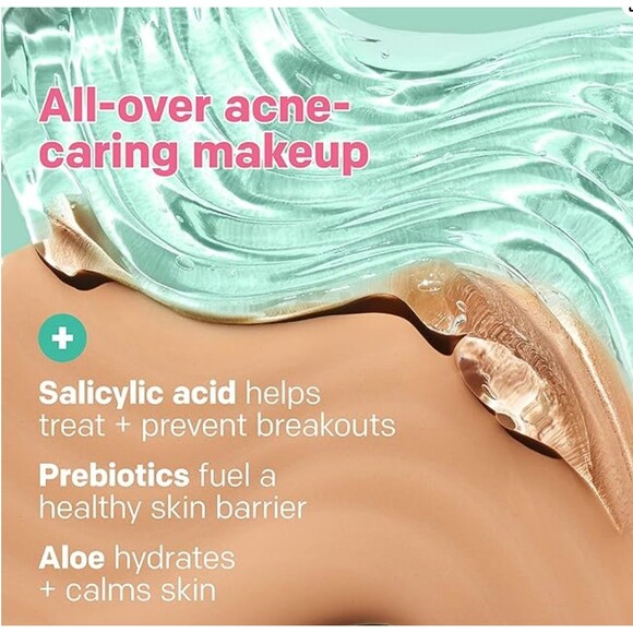 ALMAY Clear Complexion Foundation TRUE BEIGE 700 salicylic acid acne 1 fl oz - Picture 3 of 3